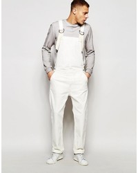 white denim overalls mens
