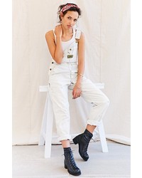 urban outfitters white overalls