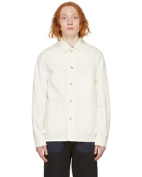 Ps By Paul Smith White Denim Chore Jacket