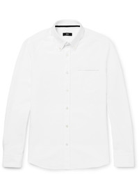 Hugo Boss Button Down Collar Washed Cotton Shirt