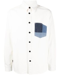 FIVE CM Denim Pocket Detail Long Sleeve Shirt