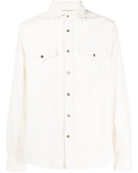 Brunello Cucinelli Western Style Cotton Shirt