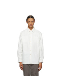 Saturdays Nyc White Denim Kenmare Shirt