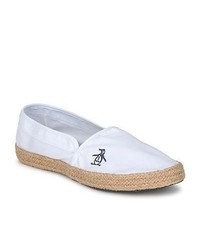 White Denim Shoes