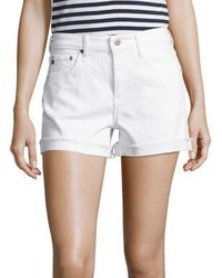 AG Jeans Ag Hailey Slouchy Cuffed Denim Shorts