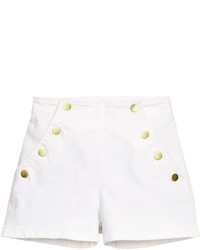 H&M Denim Shorts White Ladies