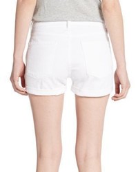 Frame Cuffed Denim Shorts