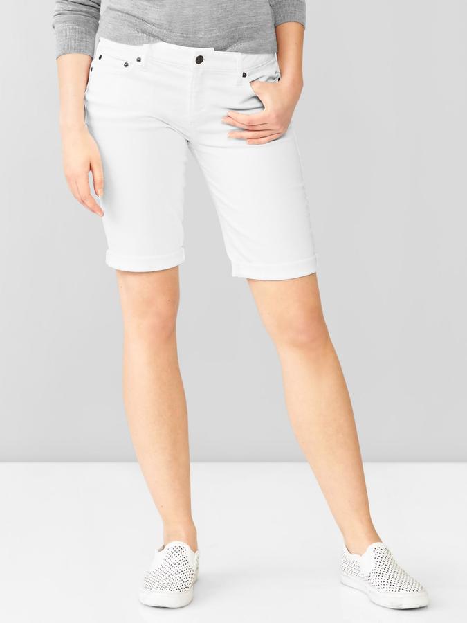 gap skinny bermuda shorts