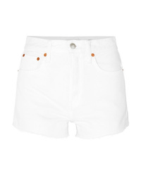 Solid & Striped Redone The Hollywood Frayed Denim Shorts