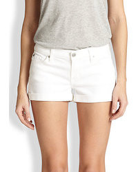 7 For All Mankind Roll Up Denim Shorts
