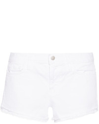 J Brand Sachi Stretch Denim Shorts White