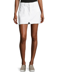 Frame Le Mini Split Front Skirt White