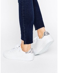 White Denim Sneakers