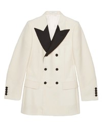 Gucci Contrasting Lapel Double Breasted Jacket