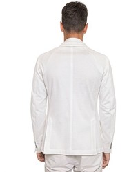 Tombolini Double Breasted Cotton Piqu Jacket