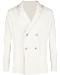 Manuel Ritz Double Breasted Knitted Blazer