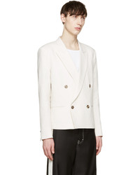 Paul Smith Off White Double Breasted Blazer