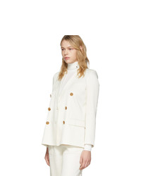Opening Ceremony Off White Double Breasted Blazer