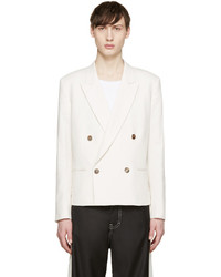 Paul Smith Off White Double Breasted Blazer