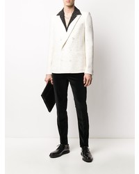 Saint Laurent Sequinned Double Breasted Blazer