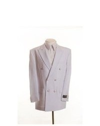 suitUSA White Double Breasted Blazer Coat