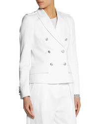 Joseph Yvette Ramie And Cotton Blend Twill Blazer