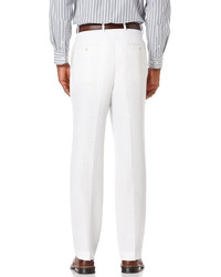 Perry Ellis Big And Tall Linen Cotton Herringbone Suit Pant
