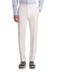Saks Fifth Avenue Collection By Samuelsohn Classic Fit Solid Trousers