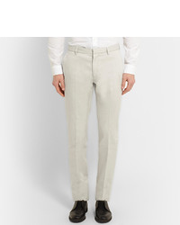Calvin Klein Collection Stone Crosby Slim Fit Cotton Blend Suit Trousers