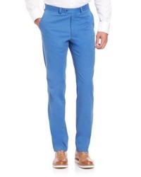 Saks Fifth Avenue Collection Stretch Cotton Trousers