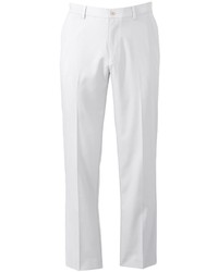 Grand Slam Slim Fit Performance Easy Care Flat Front Pants