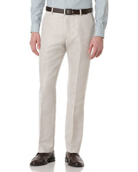 Perry Ellis Regular Fit Linen Cotton Suit Pant