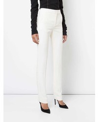 Chloé Slim Fit Embellished Stripe Trousers