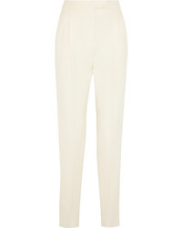 Valentino Tapered Wool And Silk Blend Pants