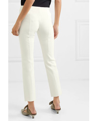 The Row Thilde Cropped Stretch Jersey Slim Leg Pants