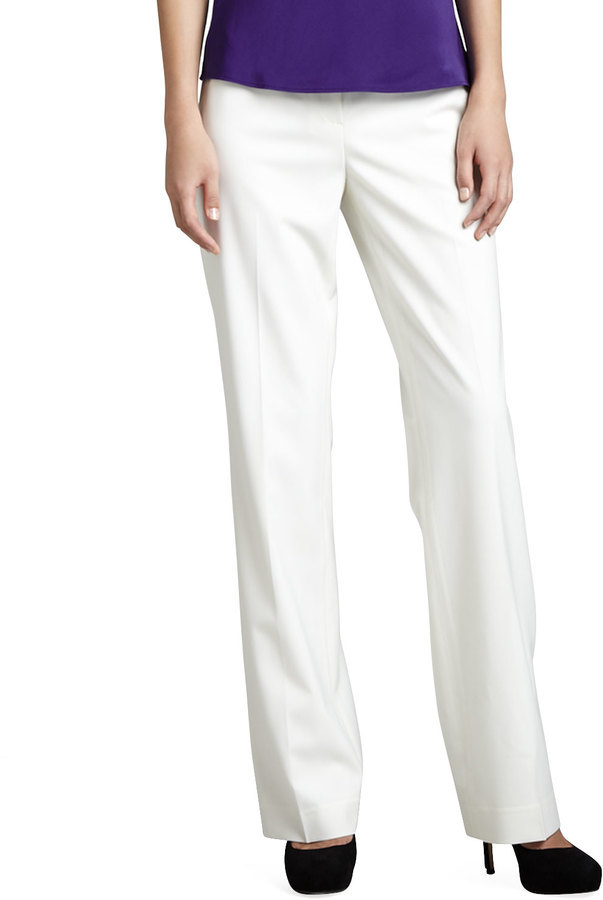 Lafayette 148 New York Wear Pants Winter White, $348, Neiman Marcus
