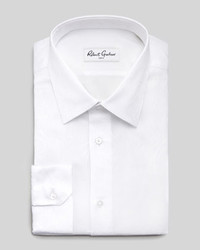 Robert Graham Alex Jacquard Dress Shirt White