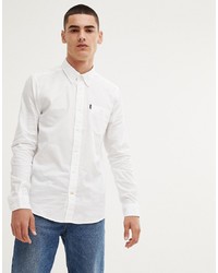 Barbour Ashwood Slim Fit Oxford Shirt In White