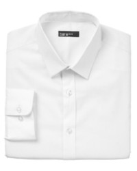 Bar III Dress Shirt Slim Fit White Solid