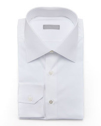 Stefano Ricci Basic Barrel Cuff Dress Shirt White