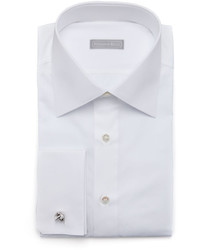 Stefano Ricci Basic French Cuff Dress Shirt White