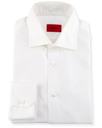 Isaia Basic Solid Cotton Dress Shirt