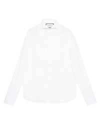 Gucci Bib Collar Cotton Shirt