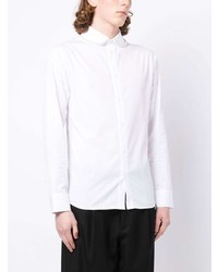 Simone Rocha Bib Collar Faux Pearl Shirt