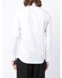 Simone Rocha Bib Collar Faux Pearl Shirt