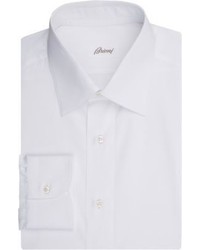 Brioni Broadcloth Dress Shirt White