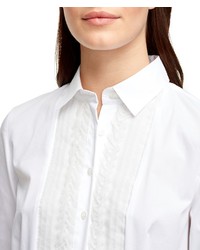 Brooks Brothers Cotton Pleated Dress Shirt
