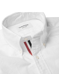 Thom Browne Button Down Collar Cotton Oxford Shirt