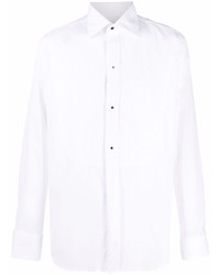 Canali Buttoned Long Sleeve Tuxedo Shirt