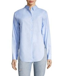 Rag & Bone Calder Reversible Cotton Poplin Shirt